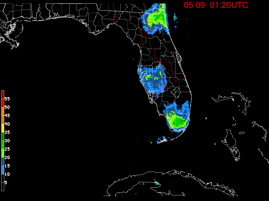 Florida Radar and Storm track